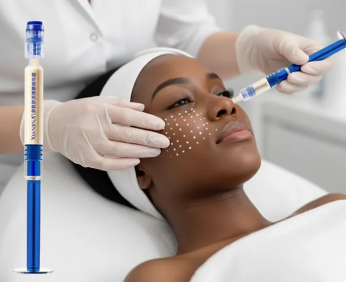 Crème de collagène de remplissage de tube d'aiguille de polypeptide