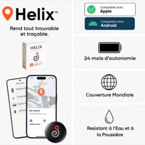 Helix™ – Traceur GPS Révolutionnaire