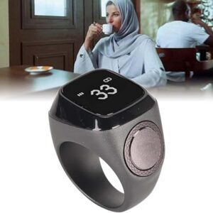 Bague intelligente Tasbeeh connectée avec rappels de prière quotidiens intégrés