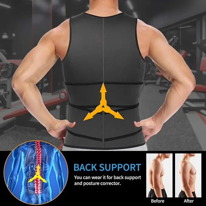 🏋️ Débardeur Gainant Homme – Redessinez Votre Silhouette Instantly ! 🔥💪 Avec -40% de Promotion Seulement Aujourd’hui !