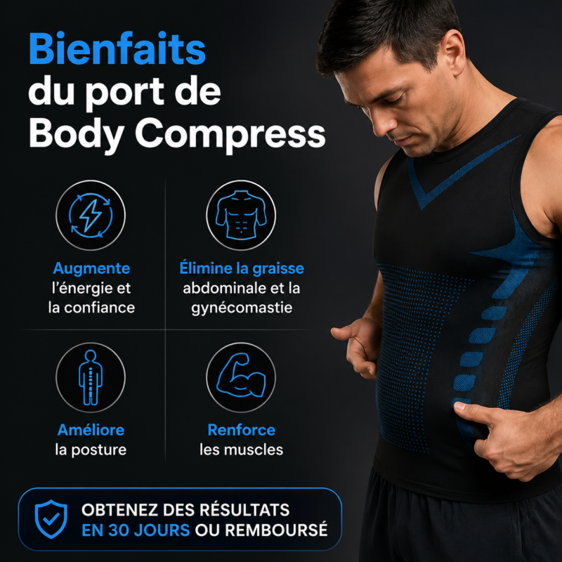 Body Compress | Débardeur de compression ionique
