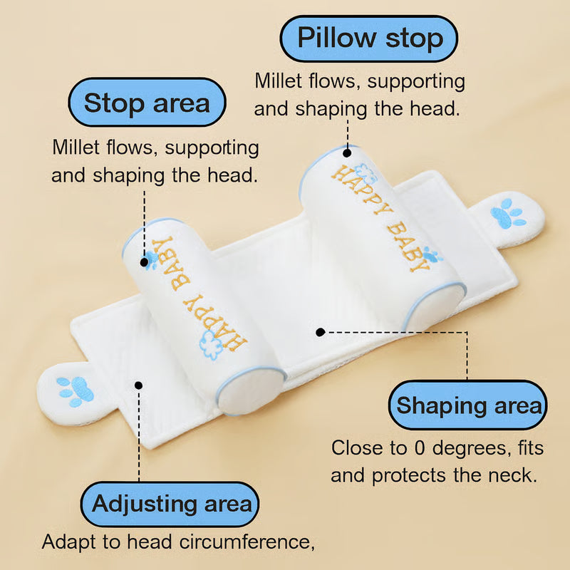 BabyNest™ Oreiller de Soutien pour Bébé – Confort & Protection de la Tête
